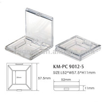 Transparent Square Compact Powder Case
